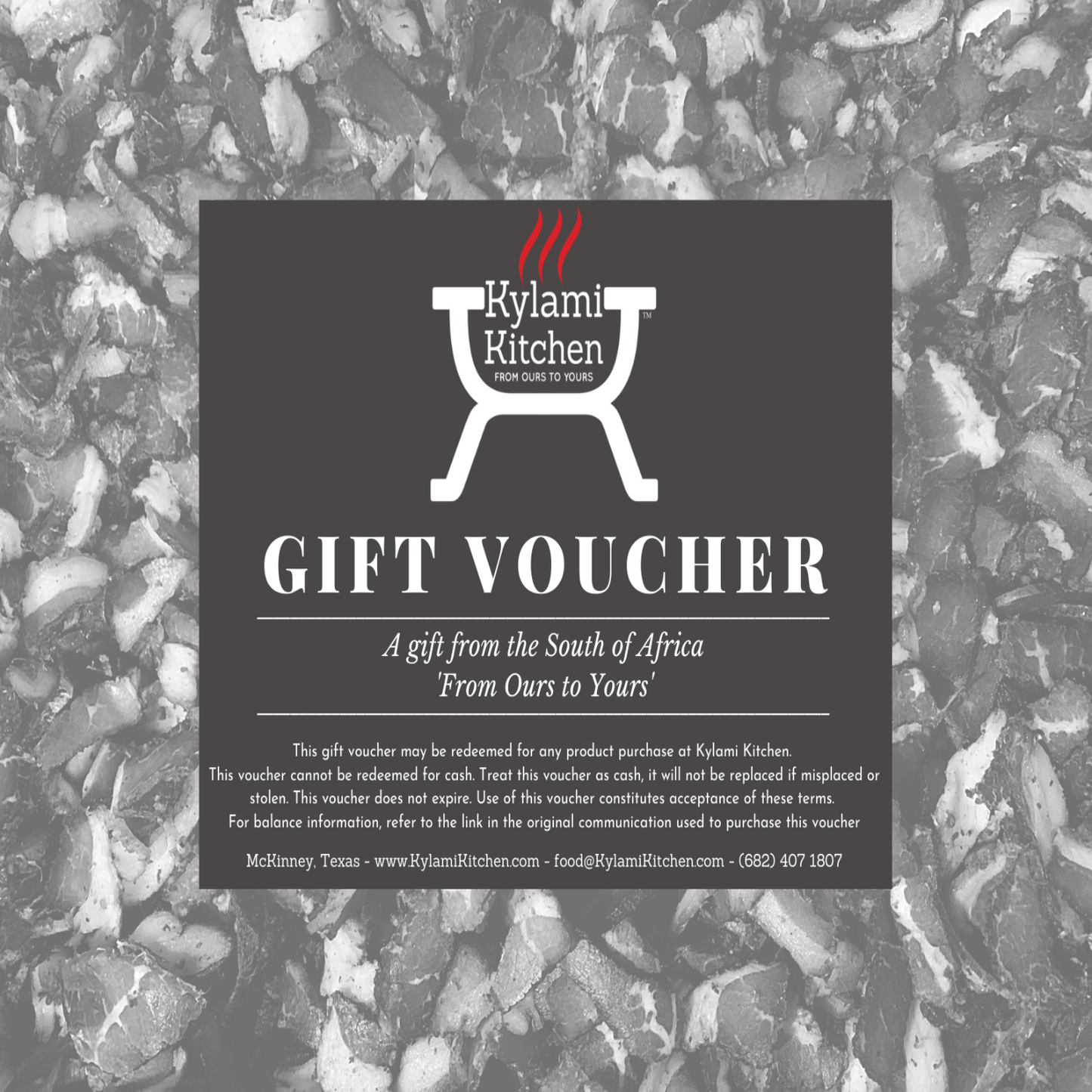 Kylami Kitchen eGift Voucher